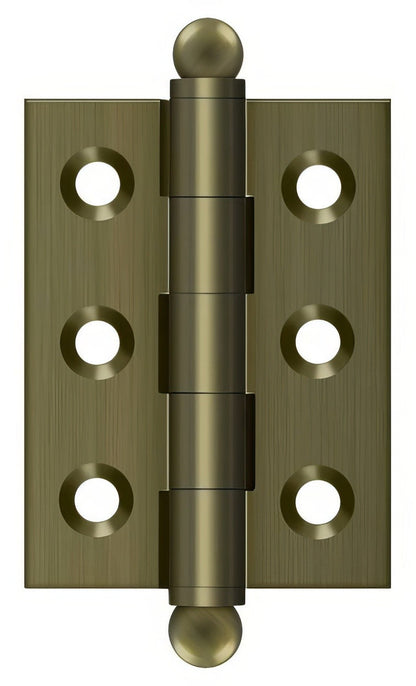 Deltana CH2015 2" x 1-1/2"Hinge with Ball Tip Finials