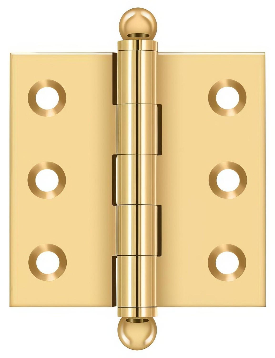 Deltana CH2020U 2" x 2" Hinge with Ball Tip Finials
