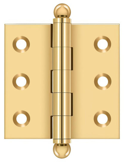 Deltana CH2020U 2" x 2" Hinge with Ball Tip Finials