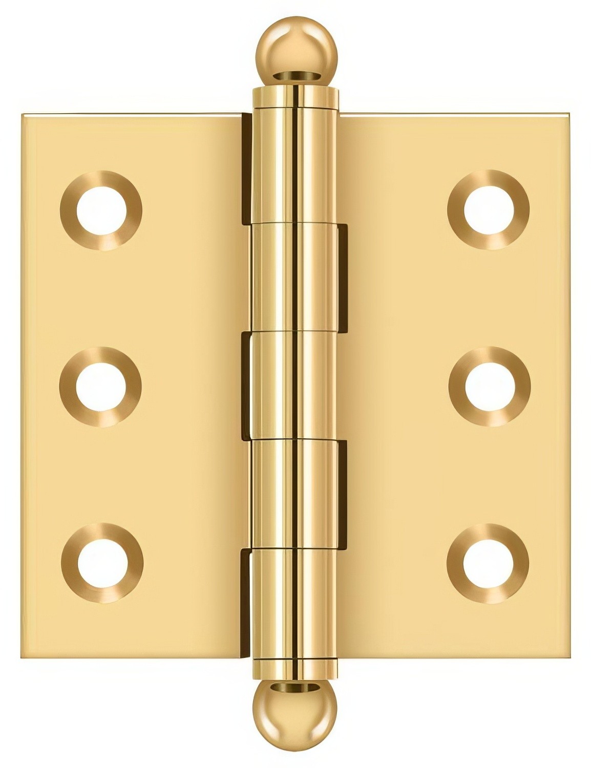 Deltana CH2020U 2" x 2" Hinge with Ball Tip Finials