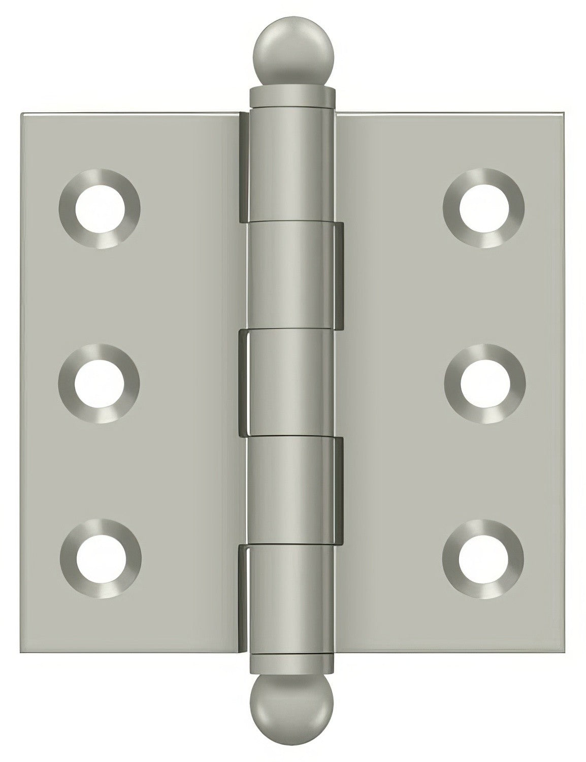 Deltana CH2020U 2" x 2" Hinge with Ball Tip Finials