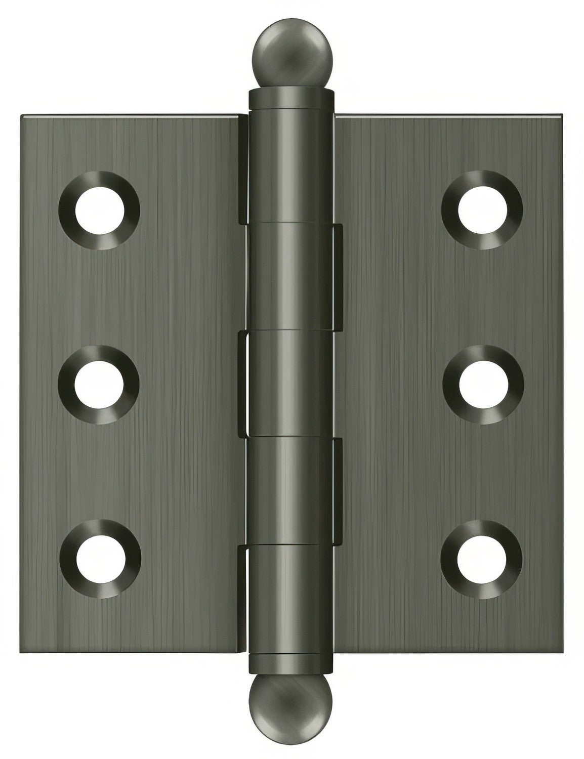 Deltana CH2020U 2" x 2" Hinge with Ball Tip Finials