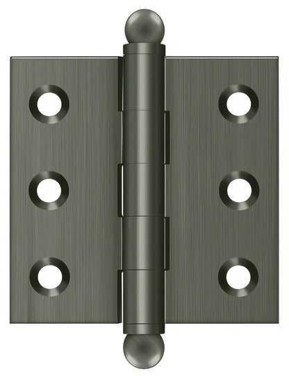 Deltana CH2020U 2" x 2" Hinge with Ball Tip Finials