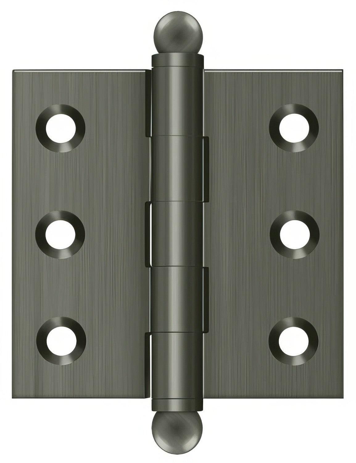 Deltana CH2020U 2" x 2" Hinge with Ball Tip Finials