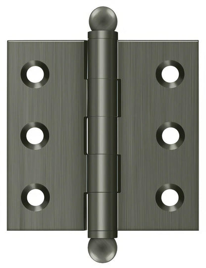 Deltana CH2020U 2" x 2" Hinge with Ball Tip Finials
