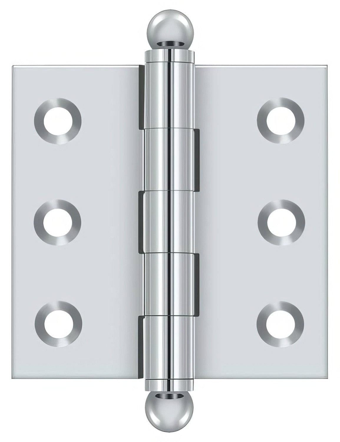Deltana CH2020U 2" x 2" Hinge with Ball Tip Finials