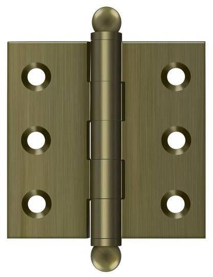Deltana CH2020U 2" x 2" Hinge with Ball Tip Finials