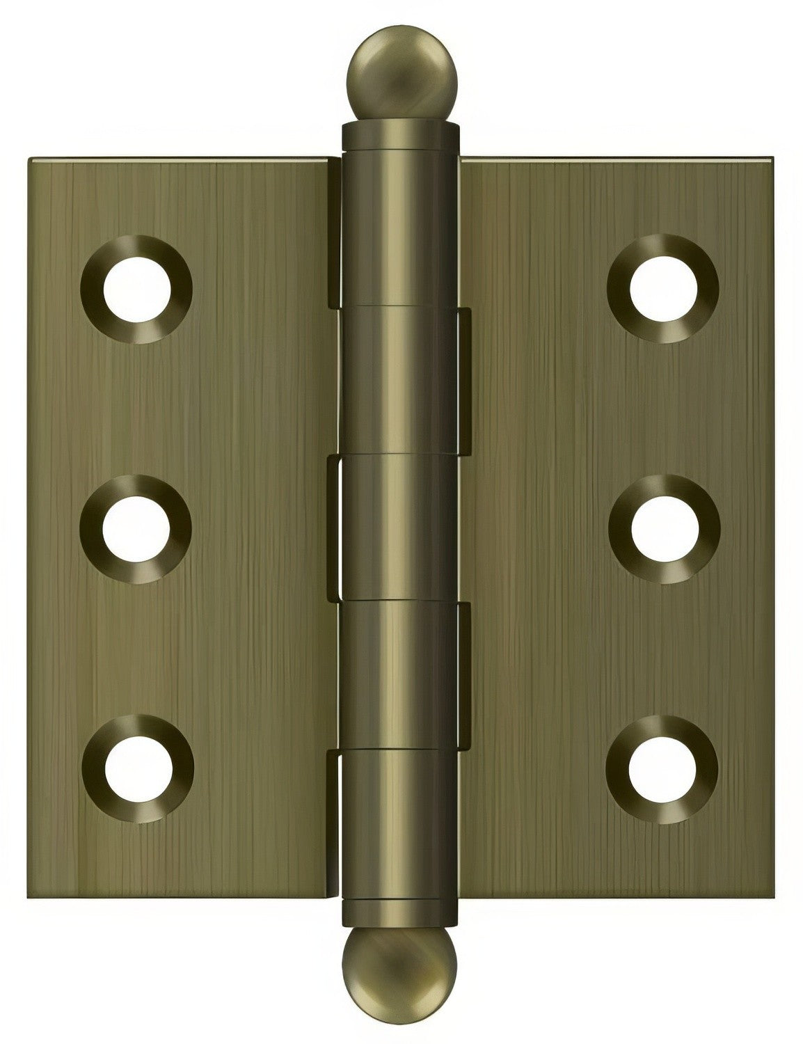Deltana CH2020U 2" x 2" Hinge with Ball Tip Finials