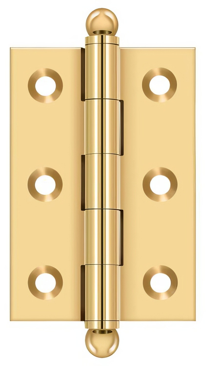 Deltana CH2517 2-1/2" x 1-11/16" Hinge with Ball Tip Finials