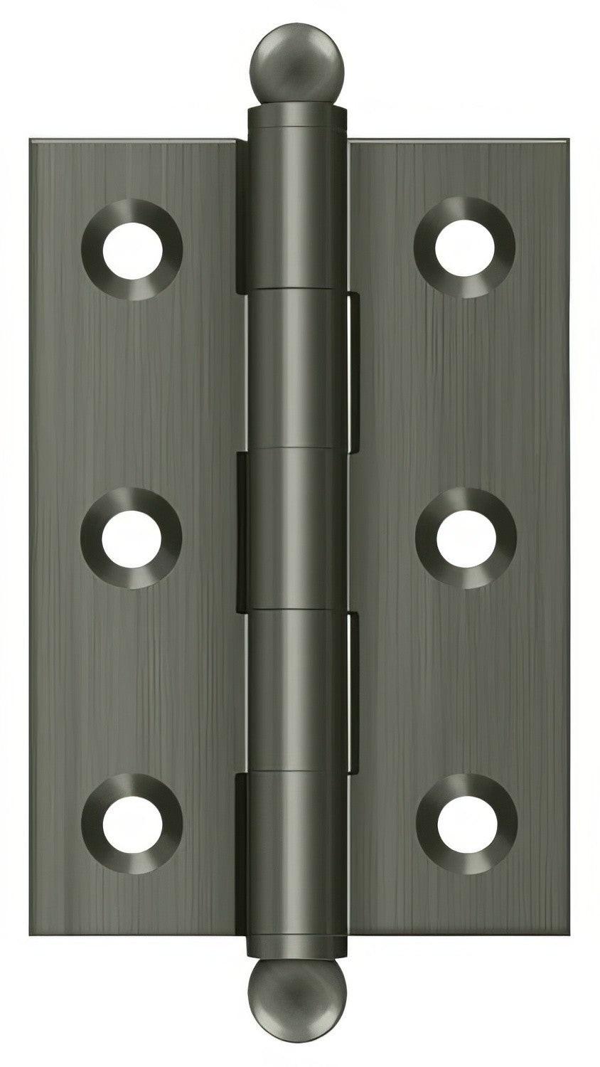 Deltana CH2517 2-1/2" x 1-11/16" Hinge with Ball Tip Finials