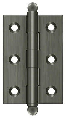 Deltana CH2517 2-1/2" x 1-11/16" Hinge with Ball Tip Finials
