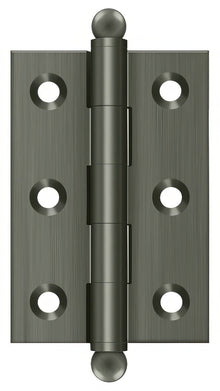 Deltana CH2517 2-1/2" x 1-11/16" Hinge with Ball Tip Finials