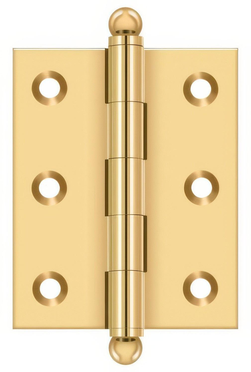 Deltana CH2520 2-1/2" x 2" Hinge with Ball Tip Finials