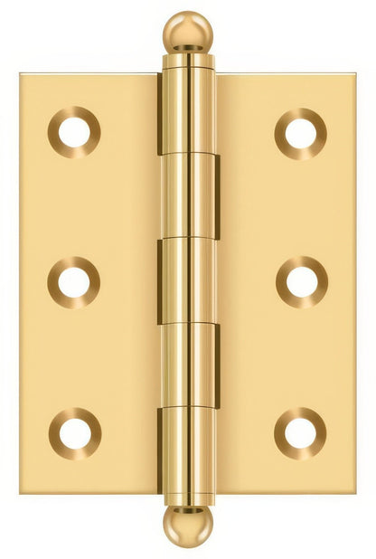 Deltana CH2520 2-1/2" x 2" Hinge with Ball Tip Finials.