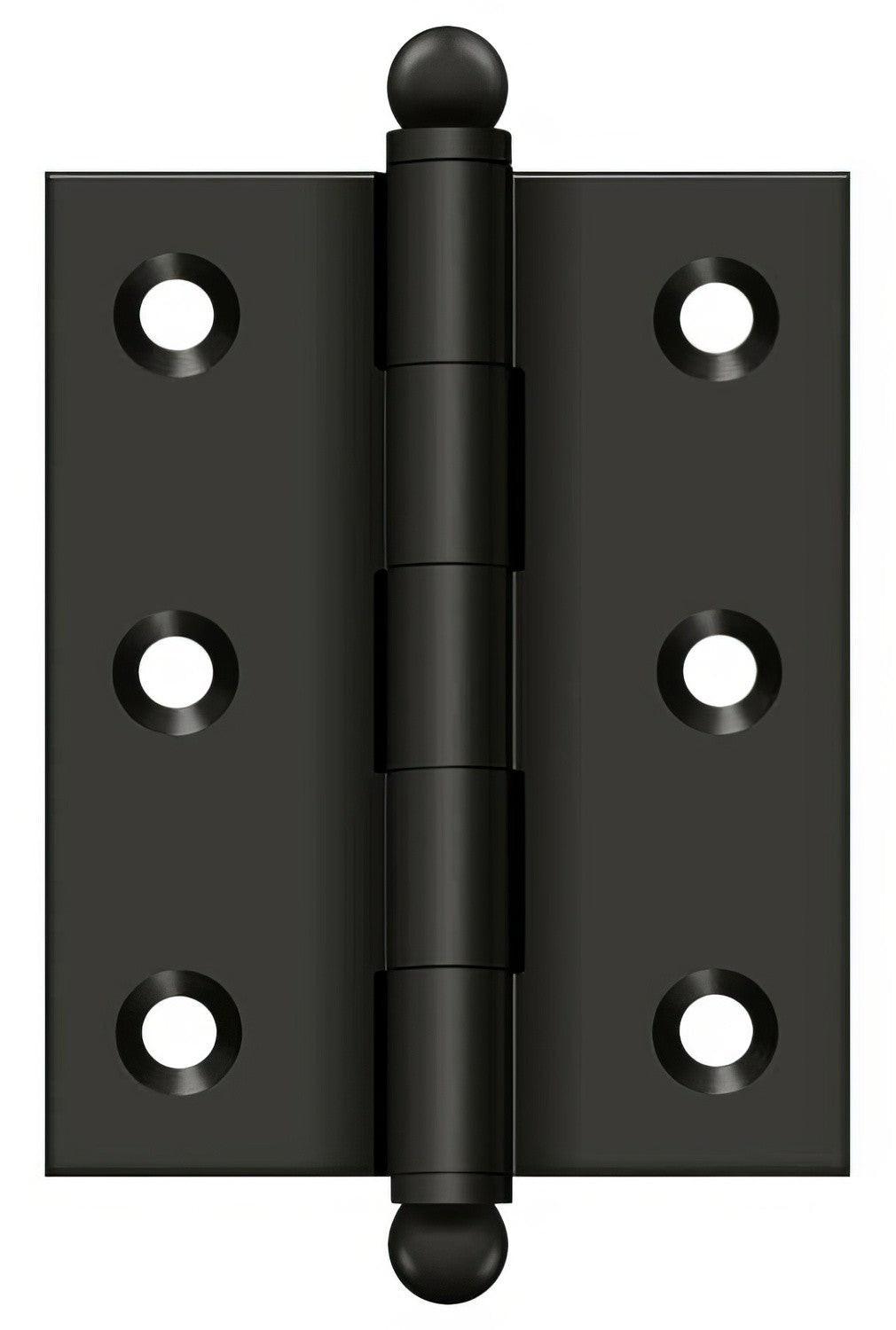 Deltana CH2520 2-1/2" x 2" Hinge with Ball Tip Finials