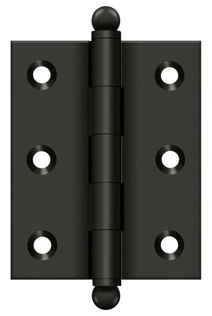 Deltana CH2520 2-1/2" x 2" Hinge with Ball Tip Finials