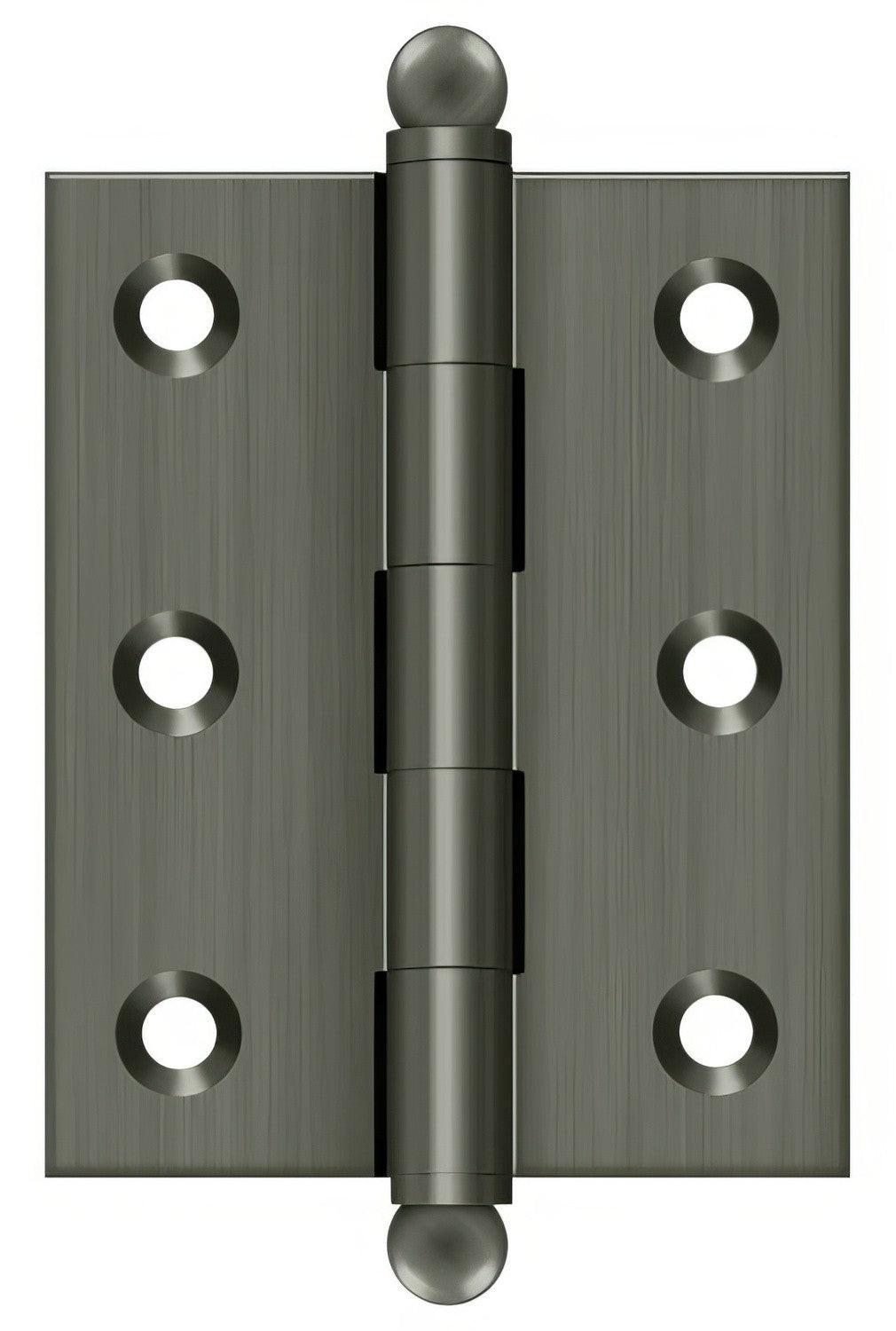 Deltana CH2520 2-1/2" x 2" Hinge with Ball Tip Finials