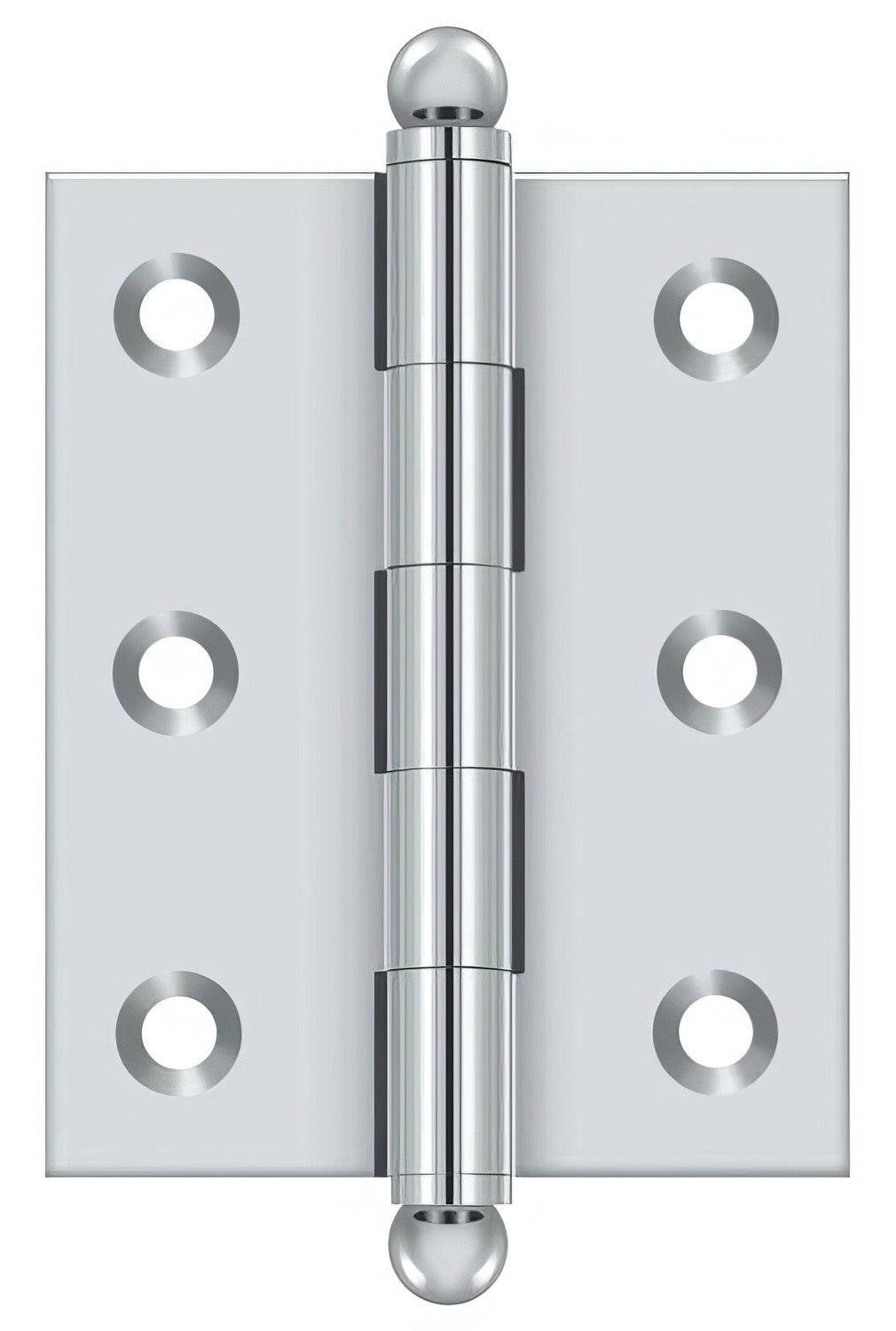 Deltana CH2520 2-1/2" x 2" Hinge with Ball Tip Finials