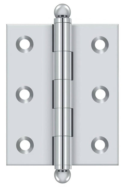 Deltana CH2520 2-1/2" x 2" Hinge with Ball Tip Finials
