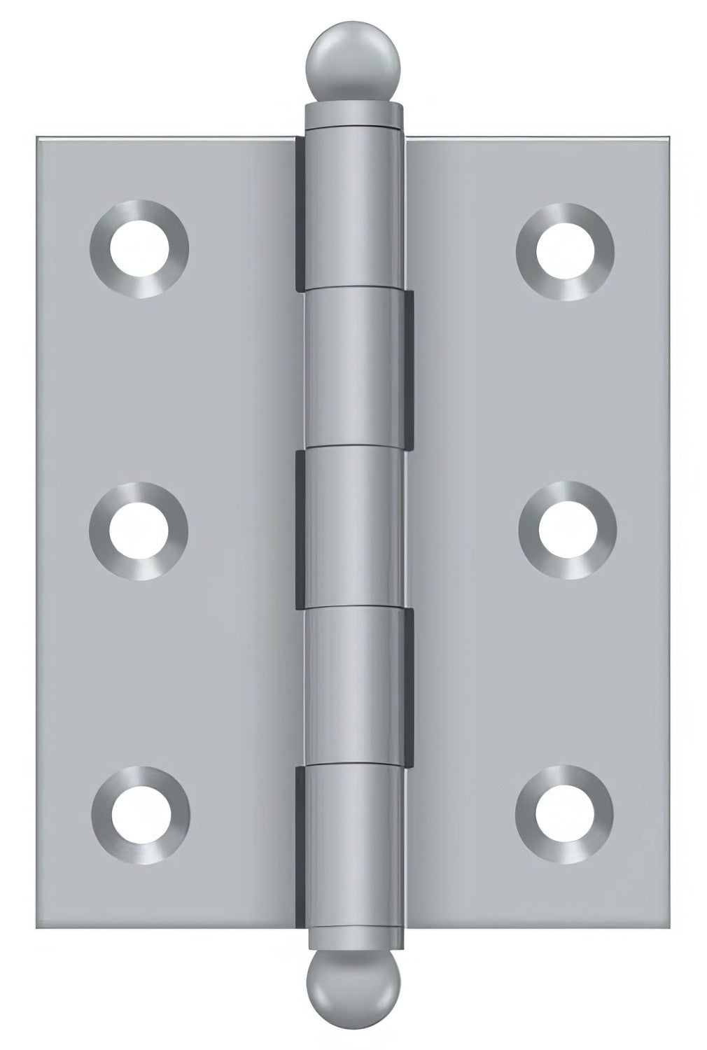 Deltana CH2520 2-1/2" x 2" Hinge with Ball Tip Finials.