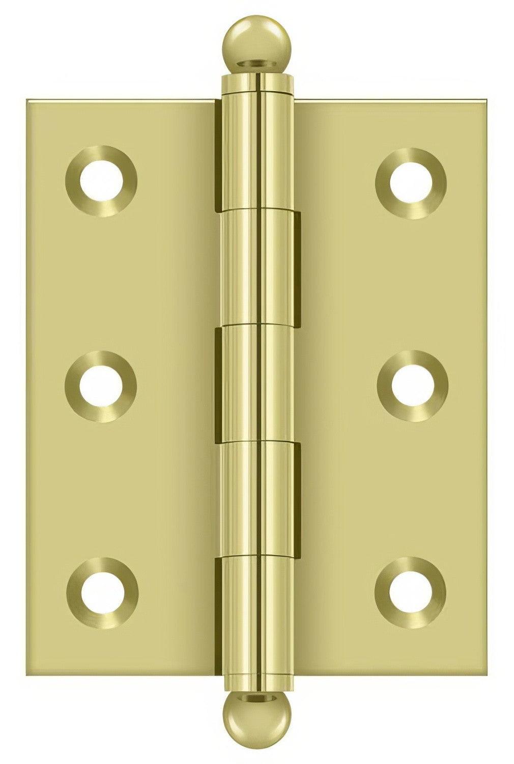 Deltana CH2520 2-1/2" x 2" Hinge with Ball Tip Finials