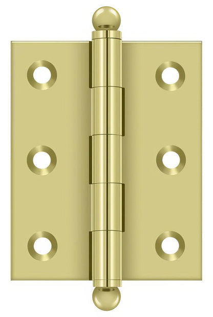 Deltana CH2520 2-1/2" x 2" Hinge with Ball Tip Finials