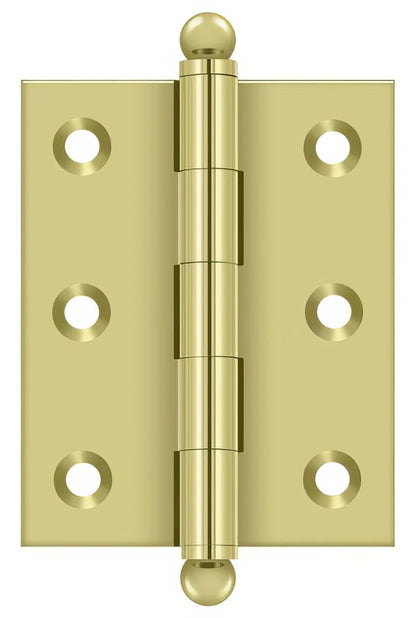 Deltana CH2520 2-1/2" x 2" Hinge with Ball Tip Finials.