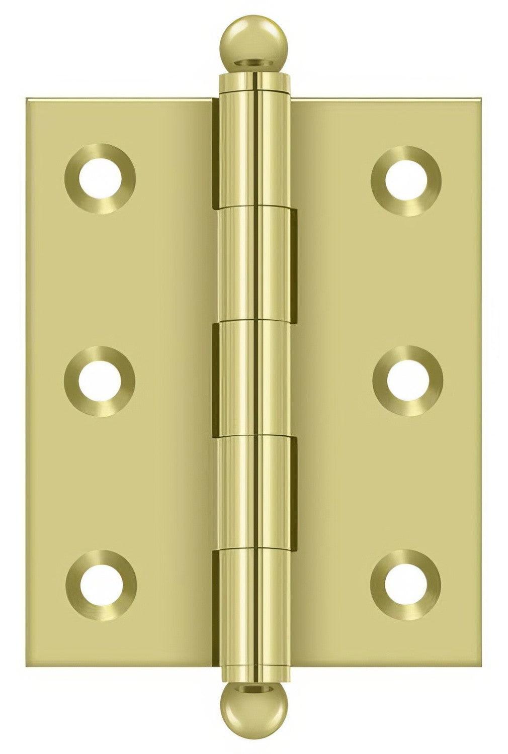 Deltana CH2520 2-1/2" x 2" Hinge with Ball Tip Finials