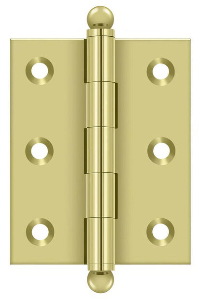 Deltana CH2520 2-1/2" x 2" Hinge with Ball Tip Finials
