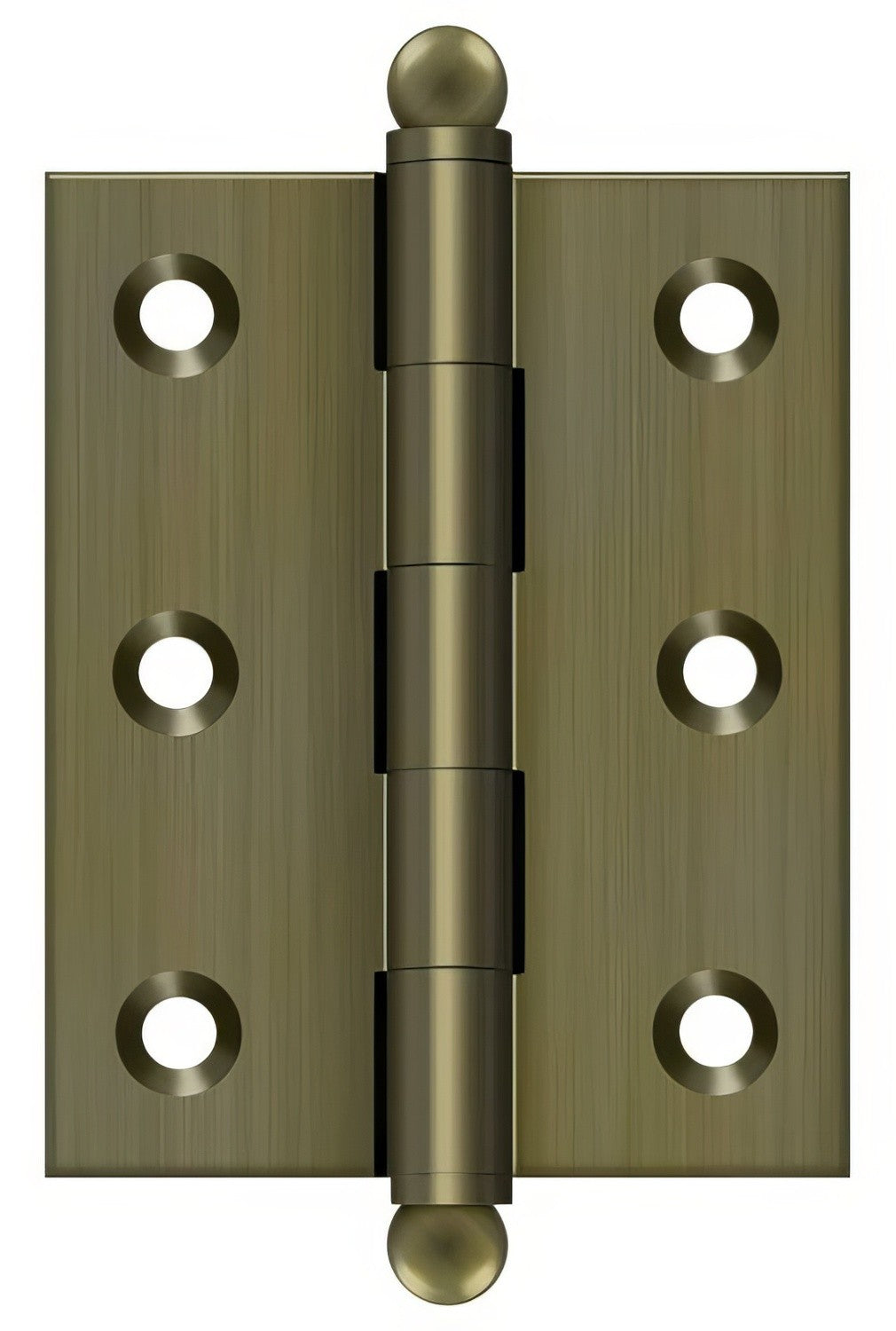 Deltana CH2520 2-1/2" x 2" Hinge with Ball Tip Finials.