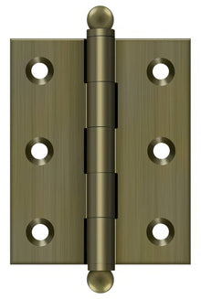 Deltana CH2520 2-1/2" x 2" Hinge with Ball Tip Finials.