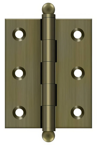 Deltana CH2520 2-1/2" x 2" Hinge with Ball Tip Finials.