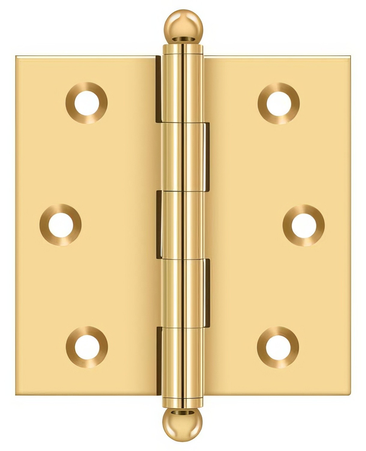 Deltana CH2525 2-1/2" x 2-1/2" Hinge with Ball Tip Finials
