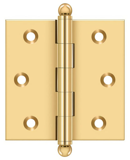 Deltana CH2525 2-1/2" x 2-1/2" Hinge with Ball Tip Finials