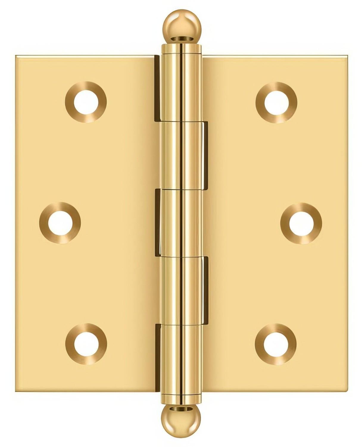 Deltana CH2525 2-1/2" x 2-1/2" Hinge with Ball Tip Finials