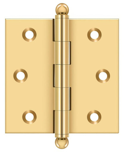 Deltana CH2525 2-1/2" x 2-1/2" Hinge with Ball Tip Finials