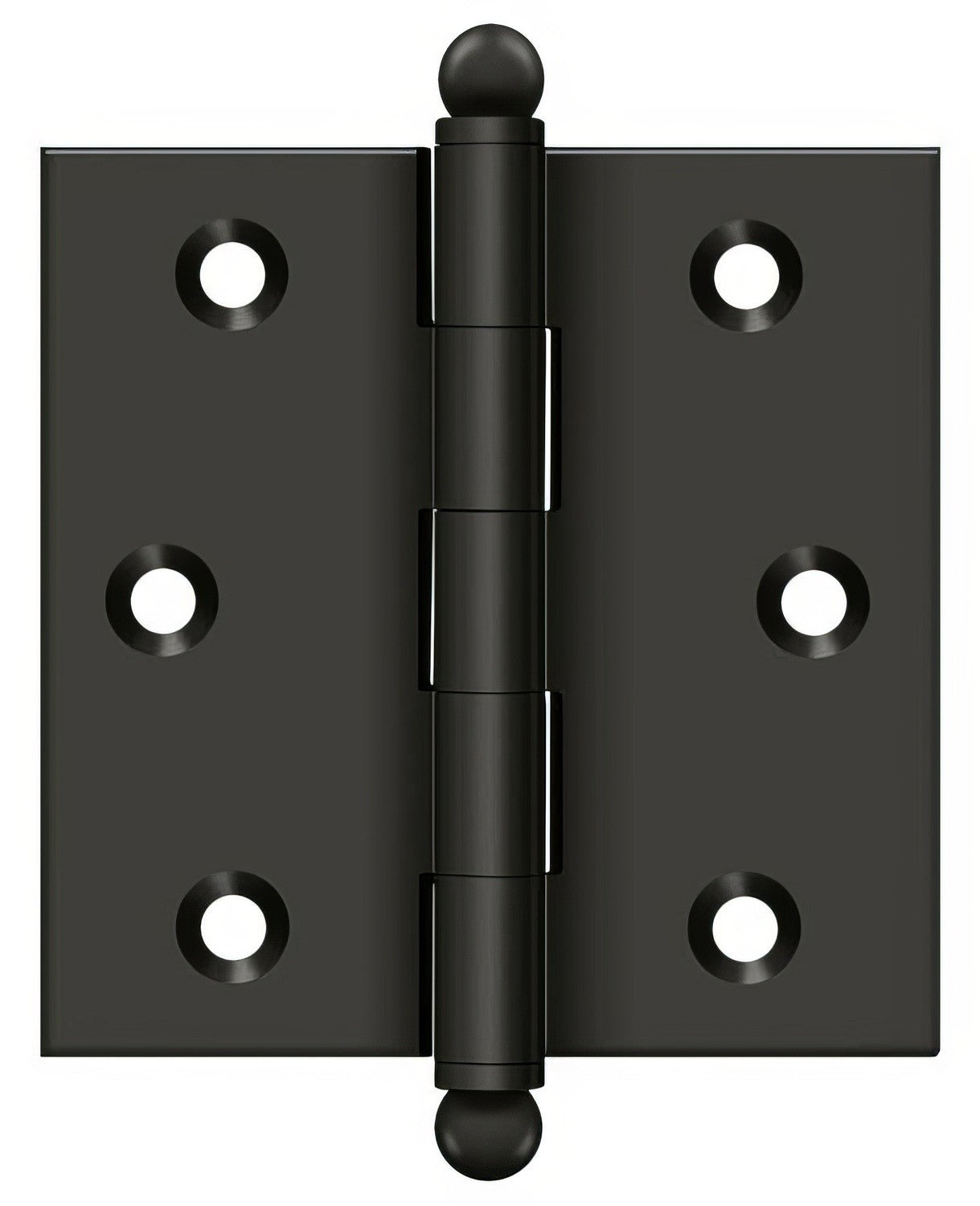 Deltana CH2525 2-1/2" x 2-1/2" Hinge with Ball Tip Finials