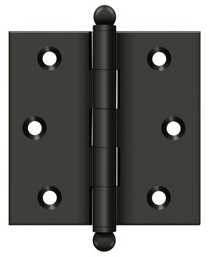 Deltana CH2525 2-1/2" x 2-1/2" Hinge with Ball Tip Finials