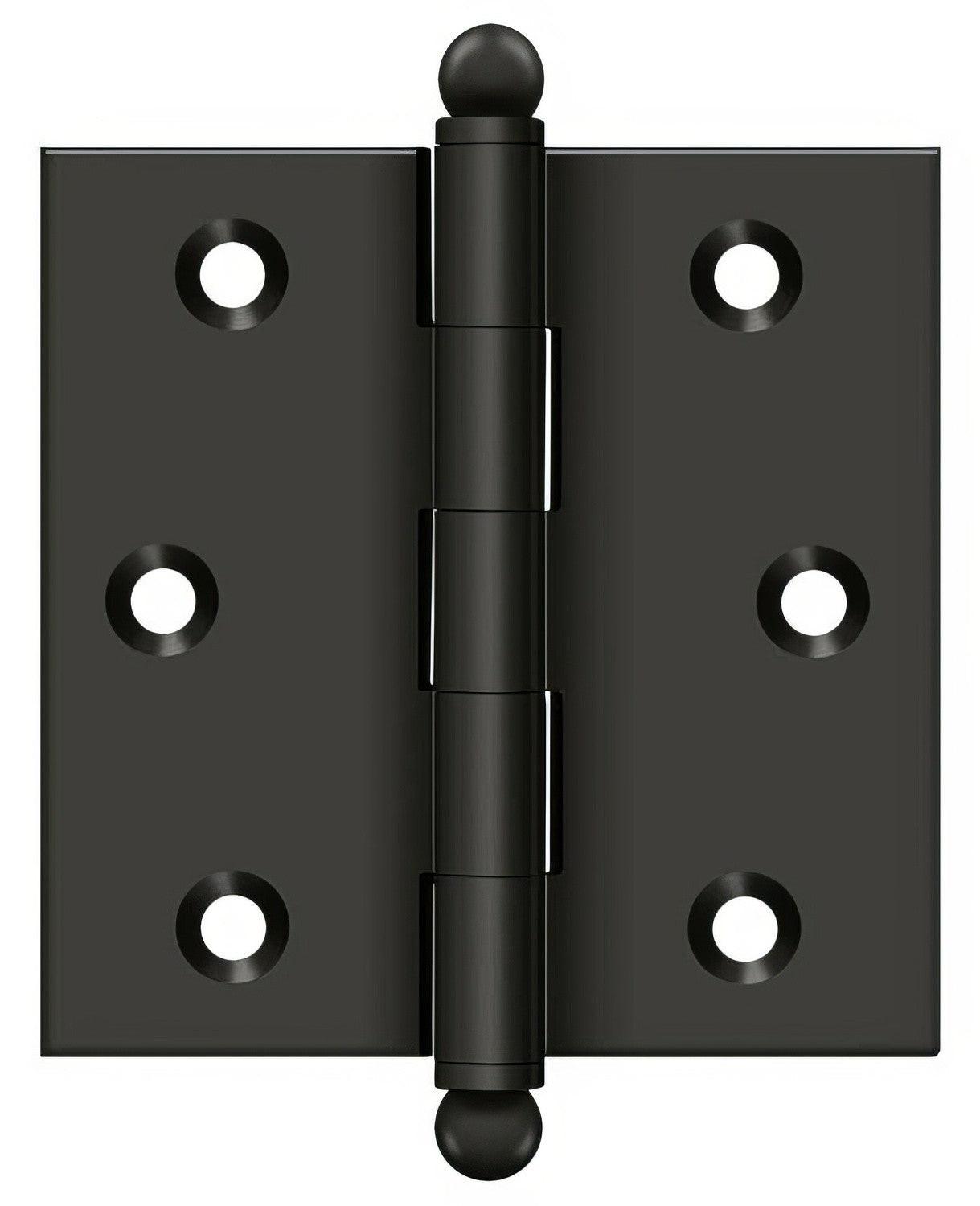 Deltana CH2525 2-1/2" x 2-1/2" Hinge with Ball Tip Finials