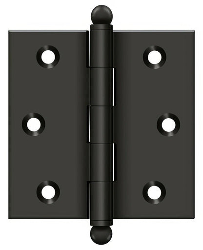 Deltana CH2525 2-1/2" x 2-1/2" Hinge with Ball Tip Finials