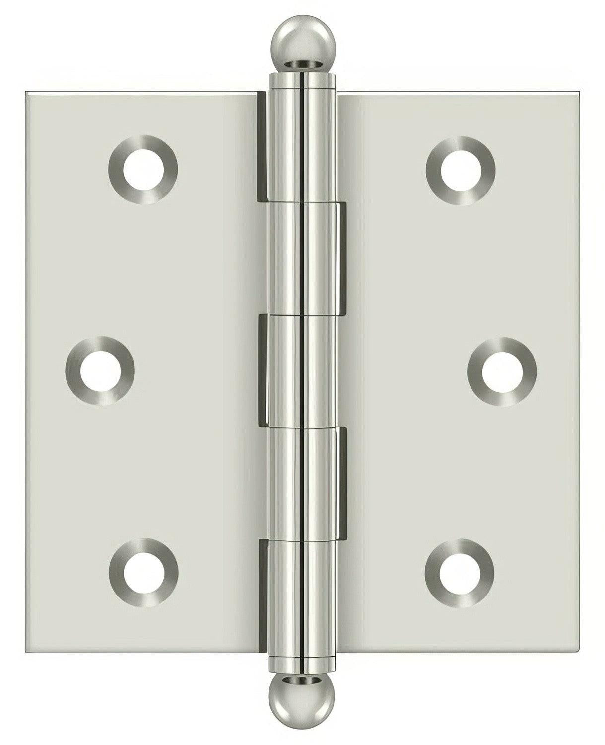 Deltana CH2525 2-1/2" x 2-1/2" Hinge with Ball Tip Finials
