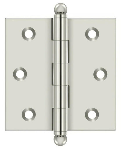 Deltana CH2525 2-1/2" x 2-1/2" Hinge with Ball Tip Finials
