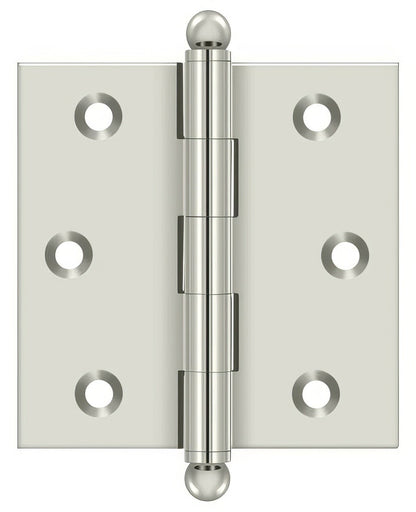 Deltana CH2525 2-1/2" x 2-1/2" Hinge with Ball Tip Finials