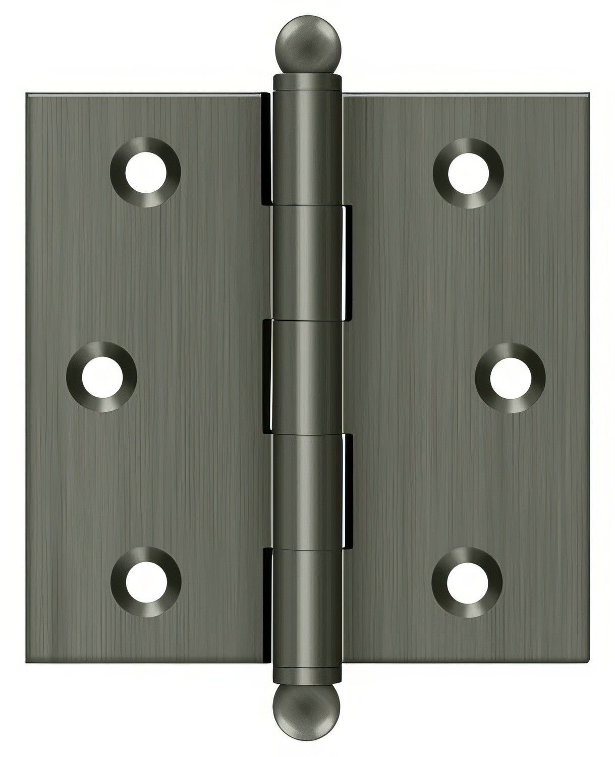 Deltana CH2525 2-1/2" x 2-1/2" Hinge with Ball Tip Finials