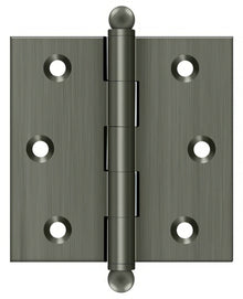 Deltana CH2525 2-1/2" x 2-1/2" Hinge with Ball Tip Finials