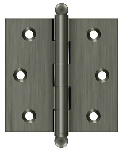 Deltana CH2525 2-1/2" x 2-1/2" Hinge with Ball Tip Finials