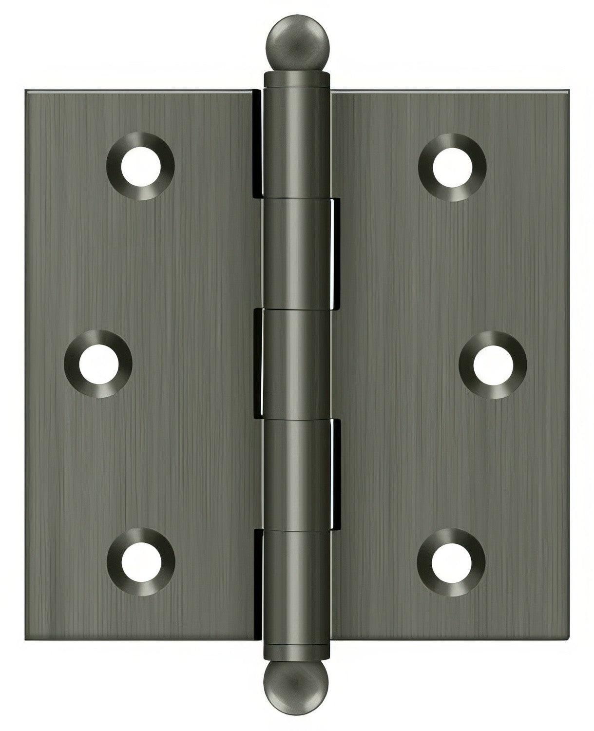 Deltana CH2525 2-1/2" x 2-1/2" Hinge with Ball Tip Finials