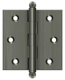 Deltana CH2525 2-1/2" x 2-1/2" Hinge with Ball Tip Finials