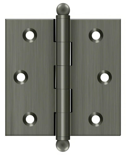 Deltana CH2525 2-1/2" x 2-1/2" Hinge with Ball Tip Finials