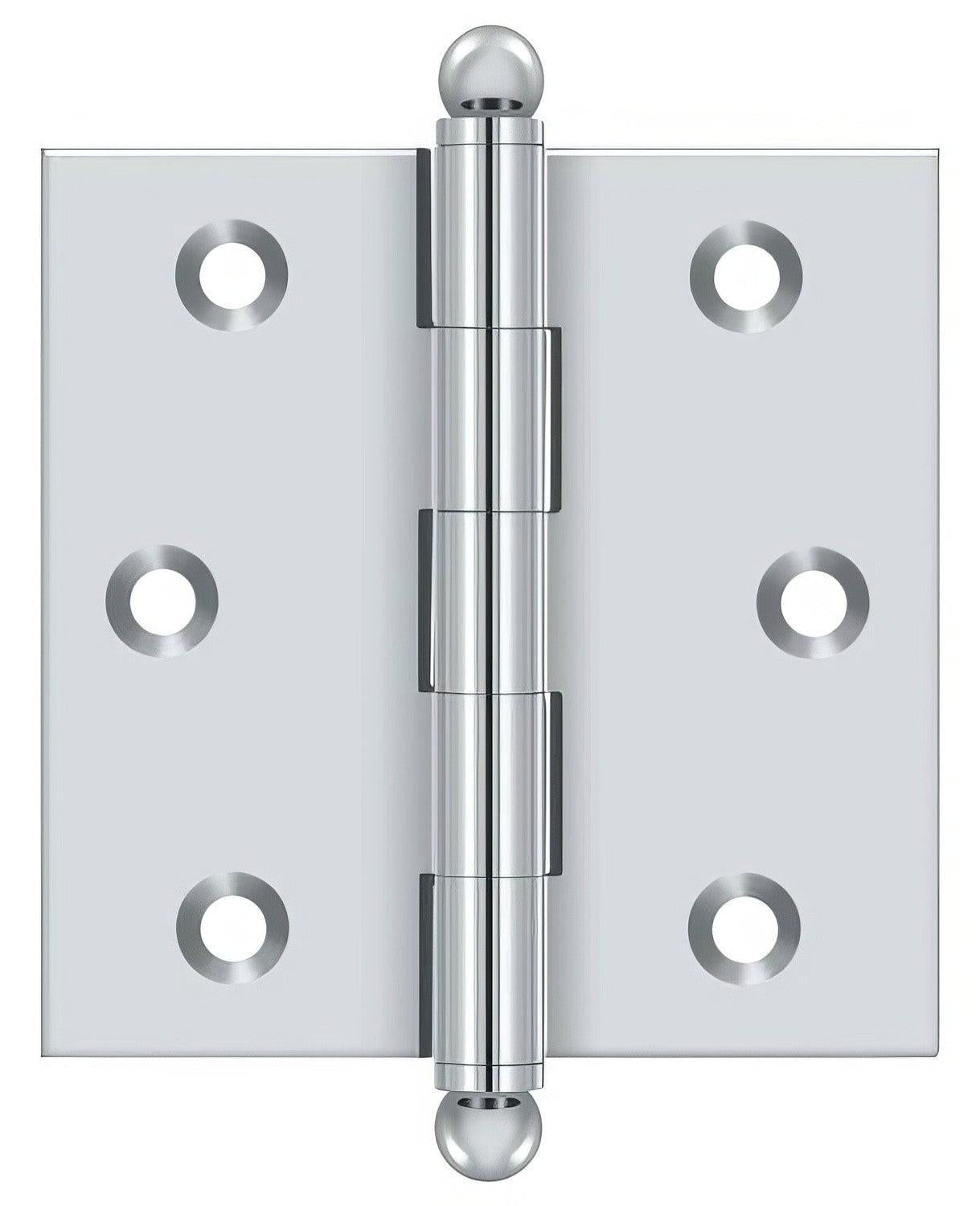 Deltana CH2525 2-1/2" x 2-1/2" Hinge with Ball Tip Finials